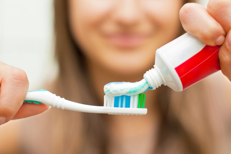 Toothpaste with fluoride